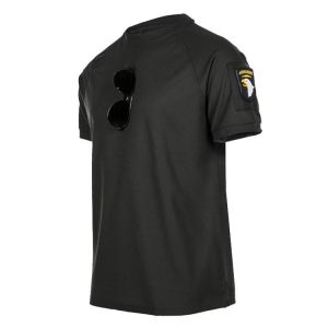 Mens Tactical T-Shirt Short Sleeve T-Shirt Outdoor Tactical T-Shirt Round Neck Quick Dry Short Sleeve Wearable Short Tops Loose Short Sleeve Shirt Breathable Military Combat Tactical Army