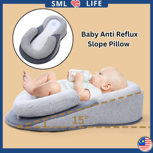 Baby Anti Reflux Pillow Baby Anti Spitting Slope Bed Bantal Wedge Pillow 防吐奶斜坡垫