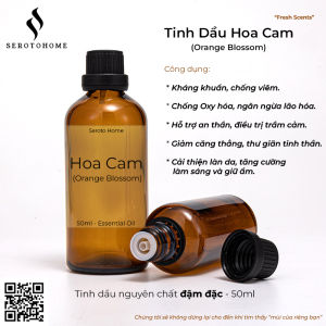 Tinh Dầu Hoa Cam Orange Blossom Essential Oil Hương Hoa Tươi Mát Xông Thơm Phòng Spa