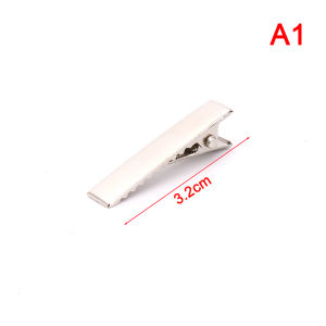 Follow Get New[Beautiful SS] 100pcs Black Hairclips Single Prong Alligator Hairpin Blank Setting Hair Clips