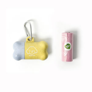 Dog poop bag dispenser for walking the dog biodegradablecat litter bags pet-specific trash bags