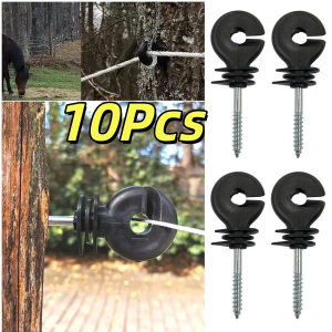 10Pcs Livestock electronic fence insulator Farm electronic fence accessories Insulating nail