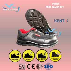 (BONUS KAOS KAKI) SEPATU SAFETY KENT SALIRA 1109 - SEPATU SAFETY WANITA SEPATU SAFETY PEREMPUAN