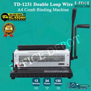 Effice Depot - TD-1231 A4 Double Loop Wire Binding Machine