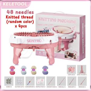 Knitting Machine 22 48 Pins kids toys DIY Hand Weaving Loom for Handmade Adult Childrens Socks Hats Scarves