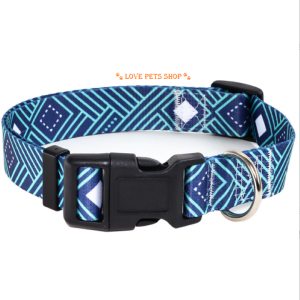 Vòng cổ cho chó mèo hoạ tiết in chuyển nhiệt (mẫu mới) - Love Pets Shop