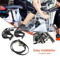 1Set Pedal Sepeda Fixie Strap / Toe Clip Tali Strap Pedal Sepeda / Aksesori Bersepeda MTB. 