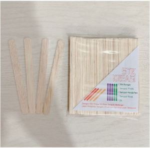 Stik / Stick Ice Cream Polos & Warna KREASI PRAKARYA (Isi 50pcs/Pak)