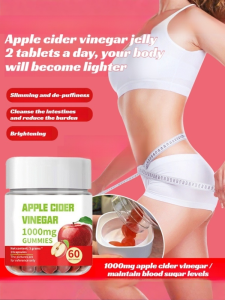 Apple cider vinegar🔥Sale Vitamin gummy bears Fruit gel gummy candies Promote digestion and absorption Supplement collagen gummy Develop a physique that is easy to lose weight