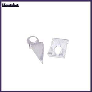 [Heartsbat] 100 PCS 3D kênh thư treo tai thép không gỉ kim loại Đăng cài đặt sửa chữa phụ tùng phần cứng quảng cáo