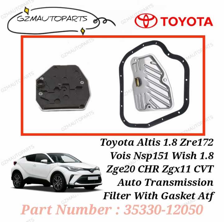 Toyota Altis 1.8 Zre172, Vois Nsp151,Wish 1.8 Zge20,Chr Zgx11 Cvt