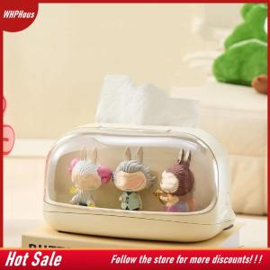 【COD】🔥🔥🔥 Light Luxury Tissue Box Soft Waterproof Tissue Box Cover Plastic Reusable Wet Wipe Box Holder Bathroom Kitchen Paper Holder