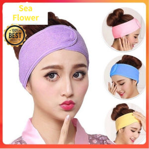 Wholesale Velcro Facial Wash Headband Thick and Long Cloth Adjustable Elastic Women’s Make Up Spa