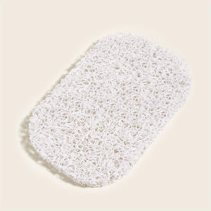 1PC Solid Color Dry Soap Dish Simple Soap Saver Pad Bars Soap Holder For Shower Self Draining Soap Tary