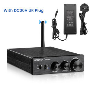 AIYIMA Audio A07 PRO 300Wx2 TPA3255 Bluetooth Power Amplifier 2.0 Stereo Speaker Amplifier HiFi Amplificador APTX Home Audio Amp