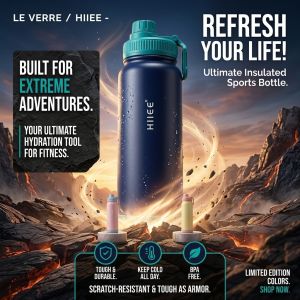 304 Stainless Steel Vacuum Flask Large Capacity Insulated Water Bottle Double Wall Leak Proof Thermal Mug Hot Cold Drink