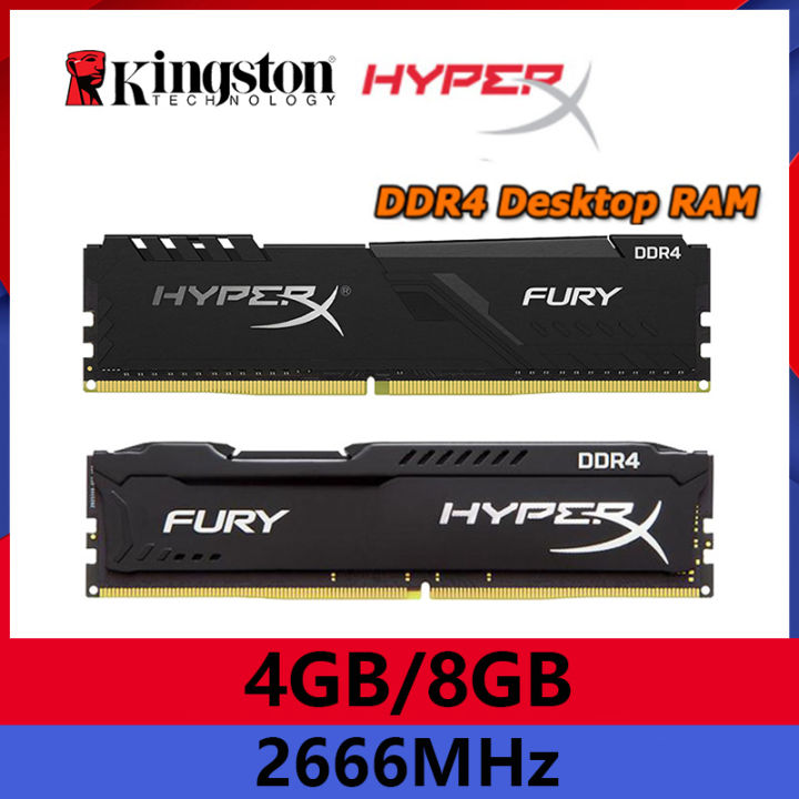 【100%】Ready Stock Kingston Hyperx Fury (8GB DDR4, 2666 mhz, HX426C16FB ...