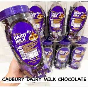 Cadbury Dairy Milk 1 toples(85-90pcs) Cadbury Mini Ecer Import Halal-cokelat Cadburry chocolate coklat Food Snacks