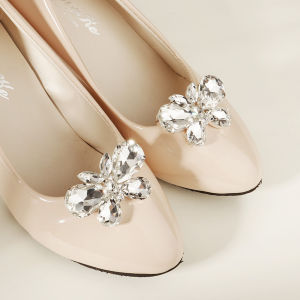 [Free Shipping] Detachable Shoe Buckles High-End And Dazzling With Rhinestone Embellishments Perfect For Wedding Shoes Versatile Shoe Accessories DIY Shoe Upper Decorations For Women