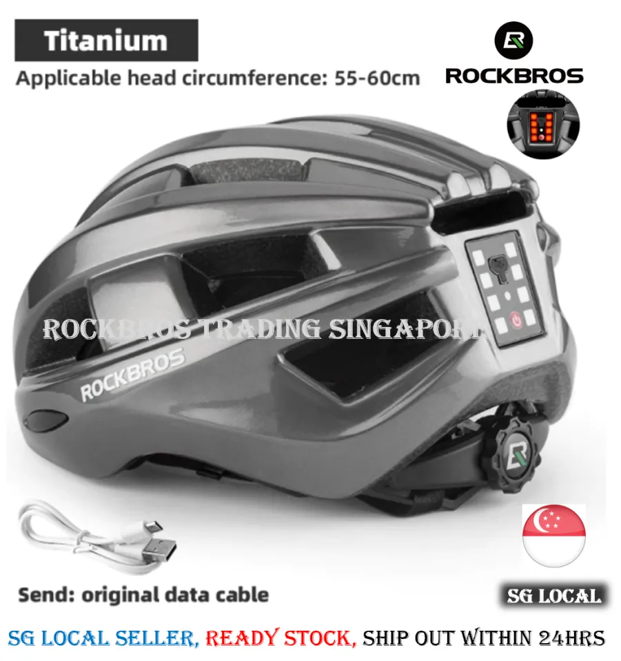 SG delivery RockBros Bicycle Helmet Escooter Helmet Cycling helmet with light safety light ultralight mountain bike helmet road bike helmet bicycle accessories | Lazada Singapore SG delivery RockBros Bicycle Helmet Escooter Helmet Cycling helmet with light safety light ultralight mountain bike helmet road bike helmet bicycle accessories | Lazada Singapore