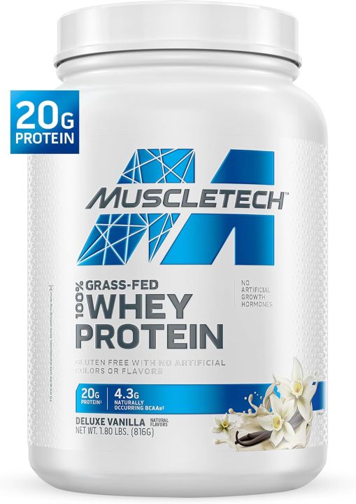Grass Fed Whey Protein MuscleTech Grass Fed Whey Protein Powder Protein