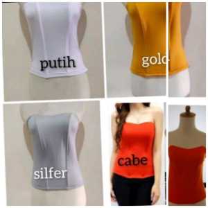 Dalaman Kebaya Longtorso Kaos Komisol Bustier Kebaya