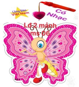 Lồng đèn trung thu BƯỚM HỒNG