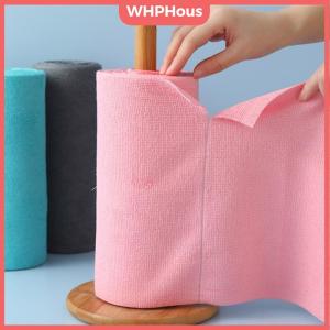 WHPHous 1 Roll 20pcs Microfiber Cleaning Cloths Reusable Lint-Free Towels For Kitchen Super Absorbent Quick-Dry Kitchen Towels