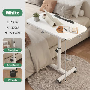 Liftable Foldable Laptop Table Home office Table Sofa Side Table Adjustable Mobile Desk Portable Rotating Writing