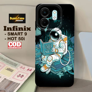 New! Astronot Case Softcase Hp Infinix Smart 9 / Hot 50i Silikon Casing Bahan Karet Lentur & Tebal