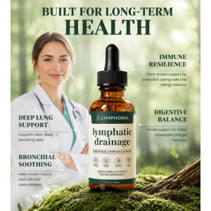 【siito】Lymphoria Lymphatic Drainage Herbal Drops Natural Lymph Cleanse Liquid Supplement