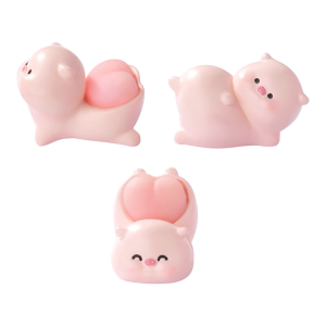 Thỏa thích nhựa Pig Butt bức tượng thiết kế mềm mại compactly bàn decors hoàn hảo cho màn hình sáng tạo và những người đam mê tự làm