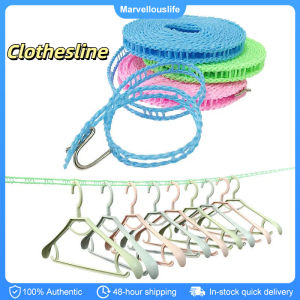 10m Non-Slip Clothesline Windproof Clothes Line Rope Outdoor Fence-Type Drying Quilt Rope