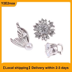【Local shipping】 1 Pair DIY Rhinestone Clip On Earbuds Open Ear Accessories Removable Decorative Attachments for Enhancing Earbuds Style