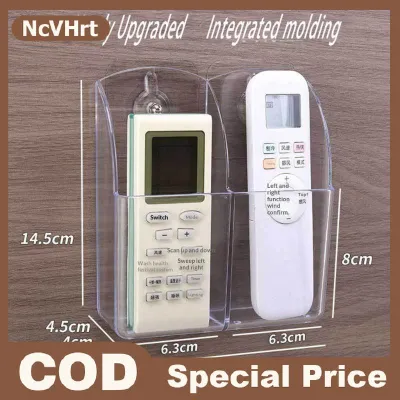 NcVHrt Acrylic điều khiển từ xa chủ treo tường điều khiển lưu trữ hộp điều hòa không khí từ xa tổ chức