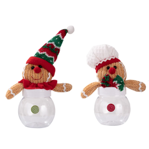 Festival Holiday Candy Storage Container Christmas Jar Durable For Family Gatherings Travel