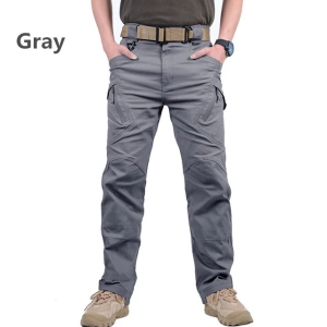 IX7/IX9 Mens Tactical Pants Waterproof Ripstop Fabric Multi Pocket Pants Outdoor Leisure Cargo Pants