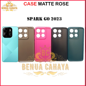SOFTCASE MATTE ROSE FOR HP TECNO POVA CURVE POVA 7 SPARK GO 1 SPARK 6 GO 2 SPARK GO 2023 2024 SPARK 20C SPARK 20 PRO SPARK 20 NFC SPARK 8C POVA 5 SPARK 10 SPARK 10 PRO POVA 6 SPARK 30C