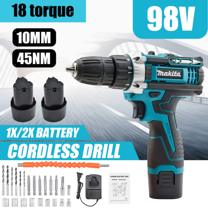 Makita Moketa 98/148/168/288VF Cordless Electric Drill Power