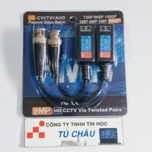 Video Balun Camera Full HD - 8MP (Vặn vít) (Chuẩn HD-CVI AHD TVI CVBX) / Giá bán theo Bộ