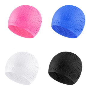 Swim Hat for Women Men Water Resistant Silicone Swimming Hat Surfing Hat Elastic Swimming Hat for Swimming Surfing