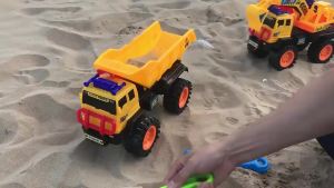 COD ของเล่นรถก่อสร้าง เครื่องขุด รถดั๊มพ์ รถบรรทุกขยะ ทนต่อการตกหล่น รถบรรทุกจำลอง