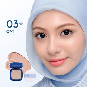 NEW! Lightplus by Wardah Cushion Lite Skin Filter Cushion 11 g - Refill Make Up Ringan Tahan 8 Jam Flawless Coverage Powder Foundation Glad Setting BB Cream Soft Satin and Glow Lightening | Light Plus | Light + | Light+ | Lite | Liteplus | Lite+ | Makeup