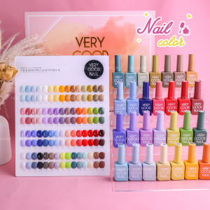 สีเจล very good nail 60 สี 1 ชาต( ขนาด 15ml) แถมท็อปกับเบสและชาตสี สีทาเล็บ พร้อมชาร์ทโชว์ ขวดสีเดียวกับสี