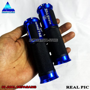 Grip Handfat Handgrip Motor Monster Beat Scoopy Vario 110 125 150 160 Supra X 125 Revo Blade Nmax 155 Aerox Lexi Mio Sporty M3 Soul Gt J Jupiter Z MX 135 MX King150 R15 Vega R ZR Edge Kaze R Ninja 150 RR SS R Satria FU 150 Smash Shogun DLL