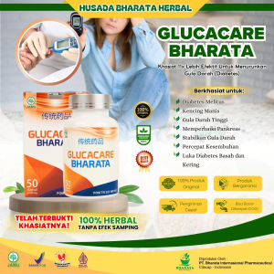Obat Diabetes Premium - Glucacare Bharata Original 100% Bharata Herbal