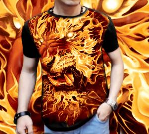Pakaian pria / Kaos gambar harimau / kaos macan / baju macan pria / Kaos Distro pria Macan MC 10 / Shalch trendy