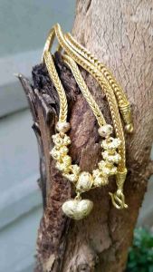 สร้อยสังวาลย์ สร้อยทองเหลือง 18 นิ้ว รวมตะขอ คองานดิบ สำหรับผู้ที่ต้องการหุ้มทองคำ