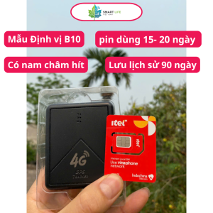 Định vị không dây P10 Định Vị GPS 4G –Độ Chính Xác Cao pin 15- 20 ngàycó châm hít ( kèm sim)