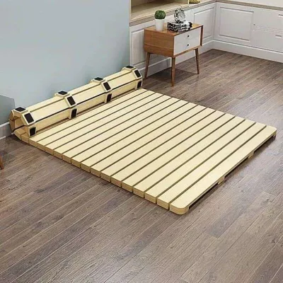Solid Wood Breathable Mattress Frame Moisture-proof Hardboard Lumbar Strip Tatami Bed Board
